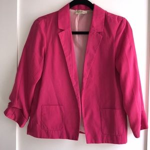 Hot pink blazer size small